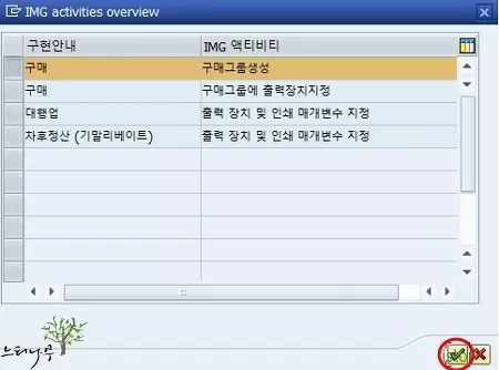 SAP IMG에서 필요한 항목의 실행 메뉴를 찾는 2가지 방법 - 필드 도움말 3