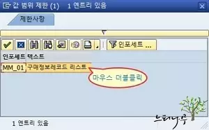 SAP Query 질의 생성하기 - 인포세트 선택