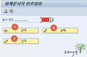 SAP IMG 전표번호범위 정의 설명 및 유지보수 - 메뉴