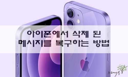 Read more about the article 아이폰에서 삭제 된 메시지를 간단하게 복구하는 방법