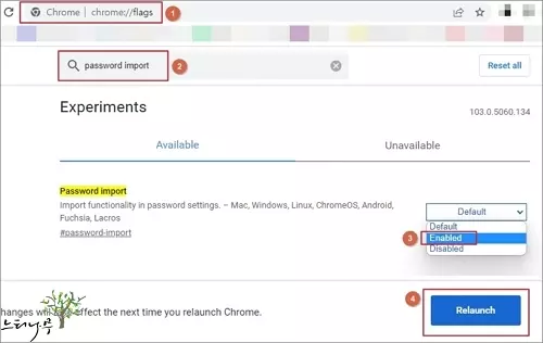 크롬 자동 완성 비밀번호 파일에서 가져오기 1