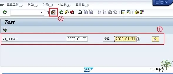 SAP에서 변형(Variant)을 생성하고 사용하는 방법과 삭제하는 방법 -변형 생성하기 1