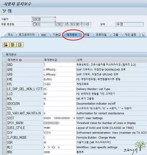 Read more about the article SAP 사용자 유지 보수의 매개변수(Parameter) ID를 활용 하는 방법