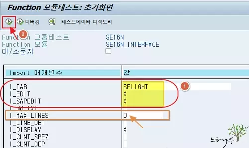 SAP 데이터베이스 테이블을 직접 업데이트하는 방법(SE16N_INTERFACE) 1