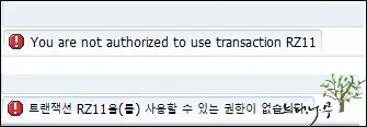 Read more about the article SAP 사용할 수 있는 권한이 없는 트랜잭션(T-code) 실행 방법 2가지