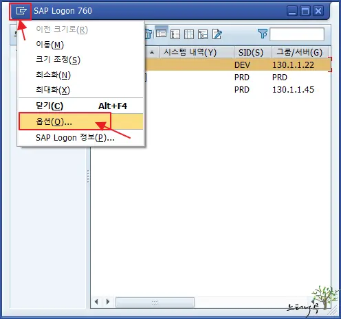 SAP GUI 타이틀 바(Title Bar)에 자체 로고를 표시하는 방법(GUI 730 버전 이상) 1