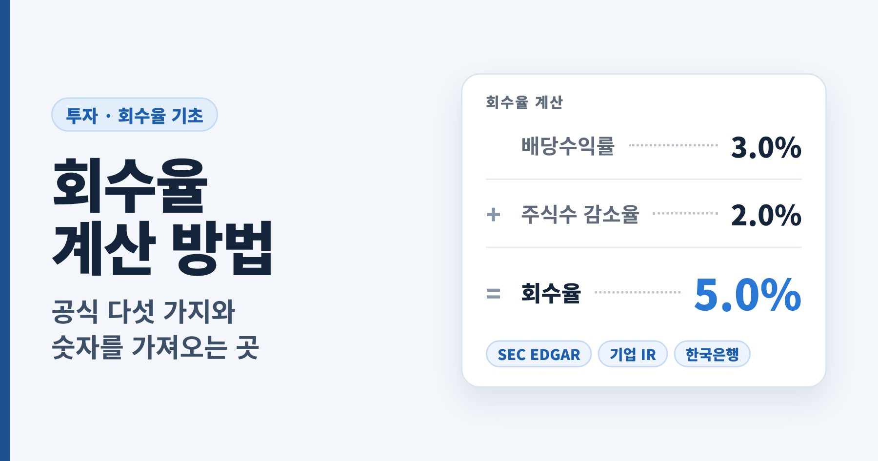Read more about the article 회수율 계산 방법: 숫자는 어디서 가져오고 어떻게 계산하나